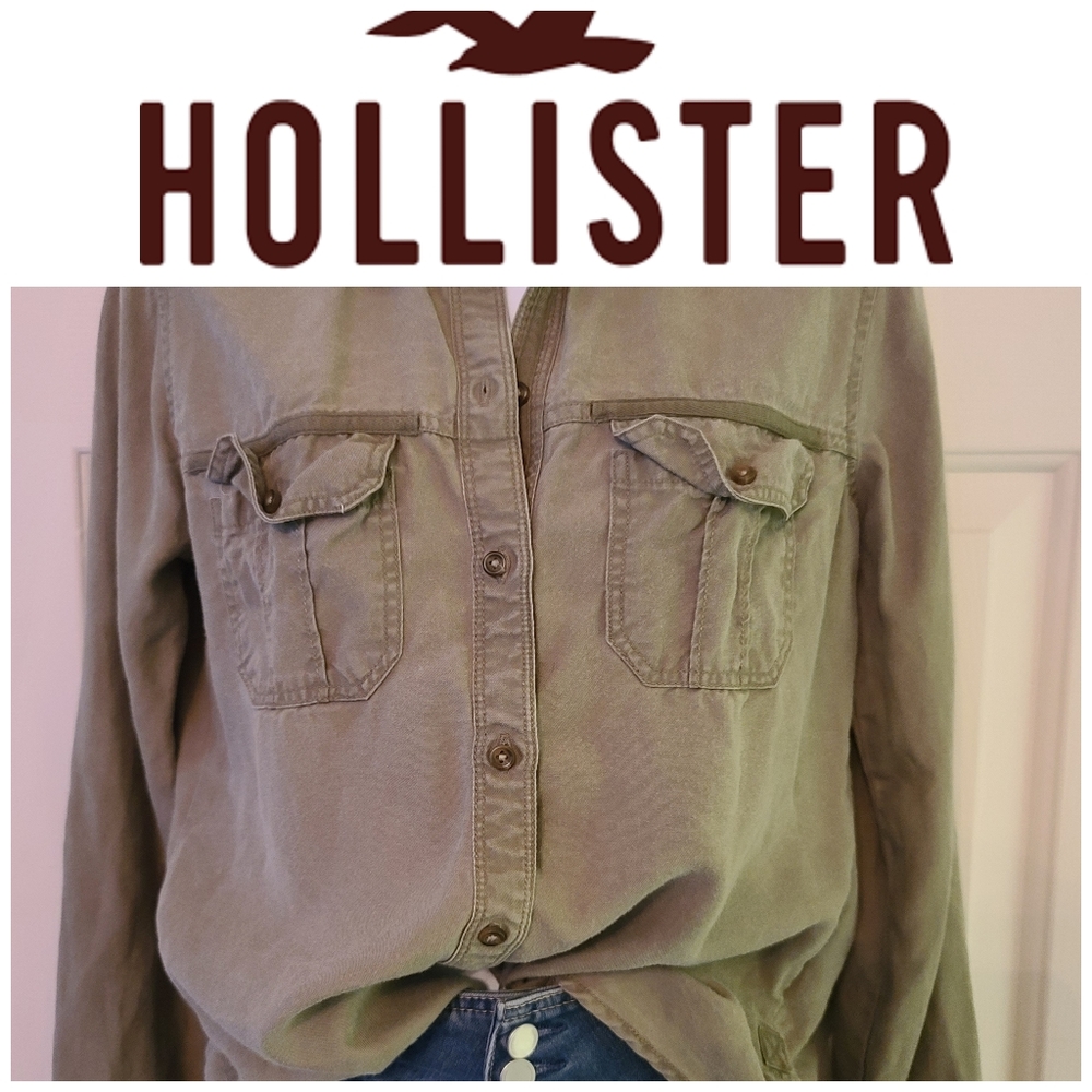 4/$20 Hollister Button Up Blouse